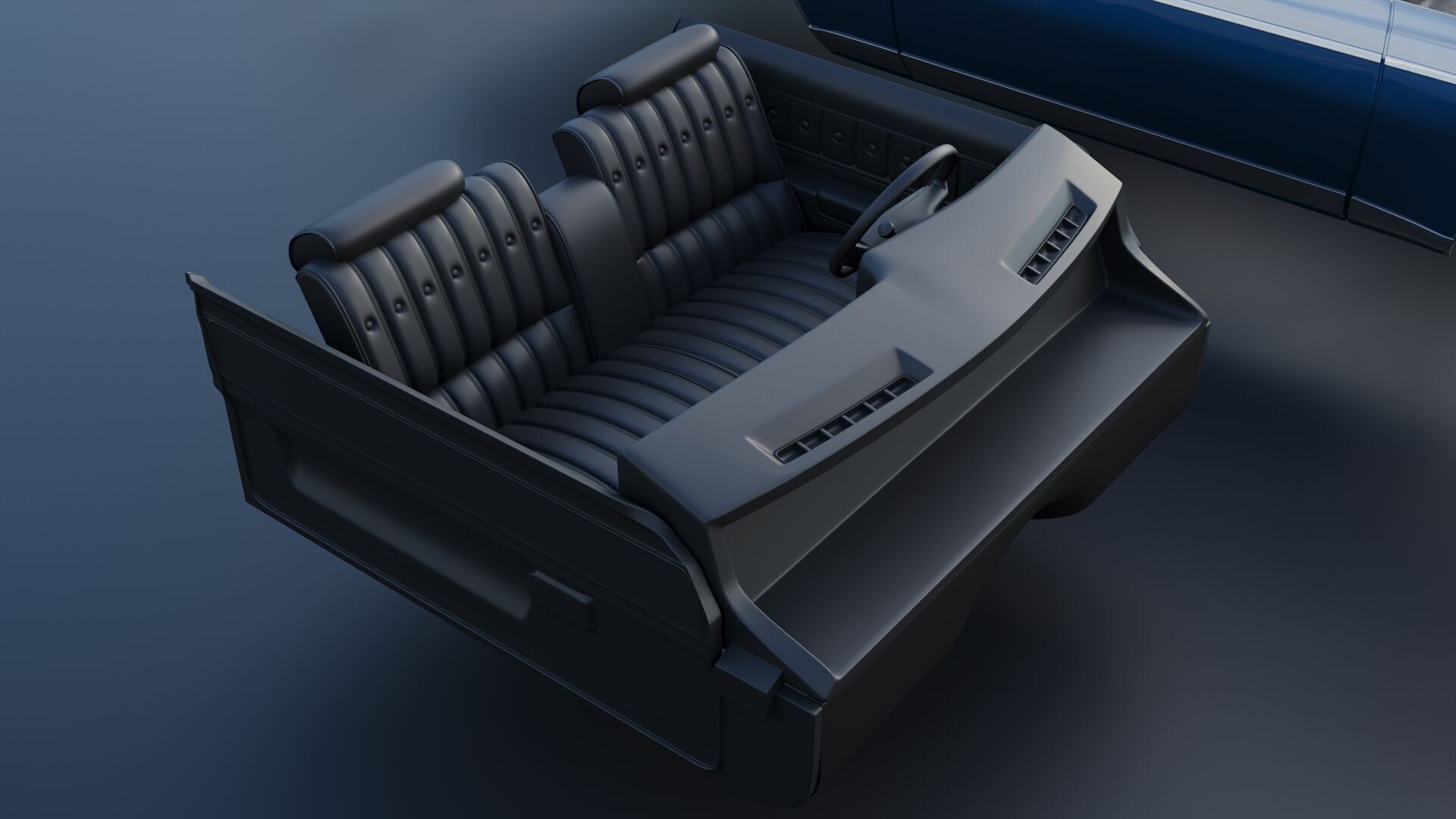 Chevrolet El Camino 1974 3D print model_29