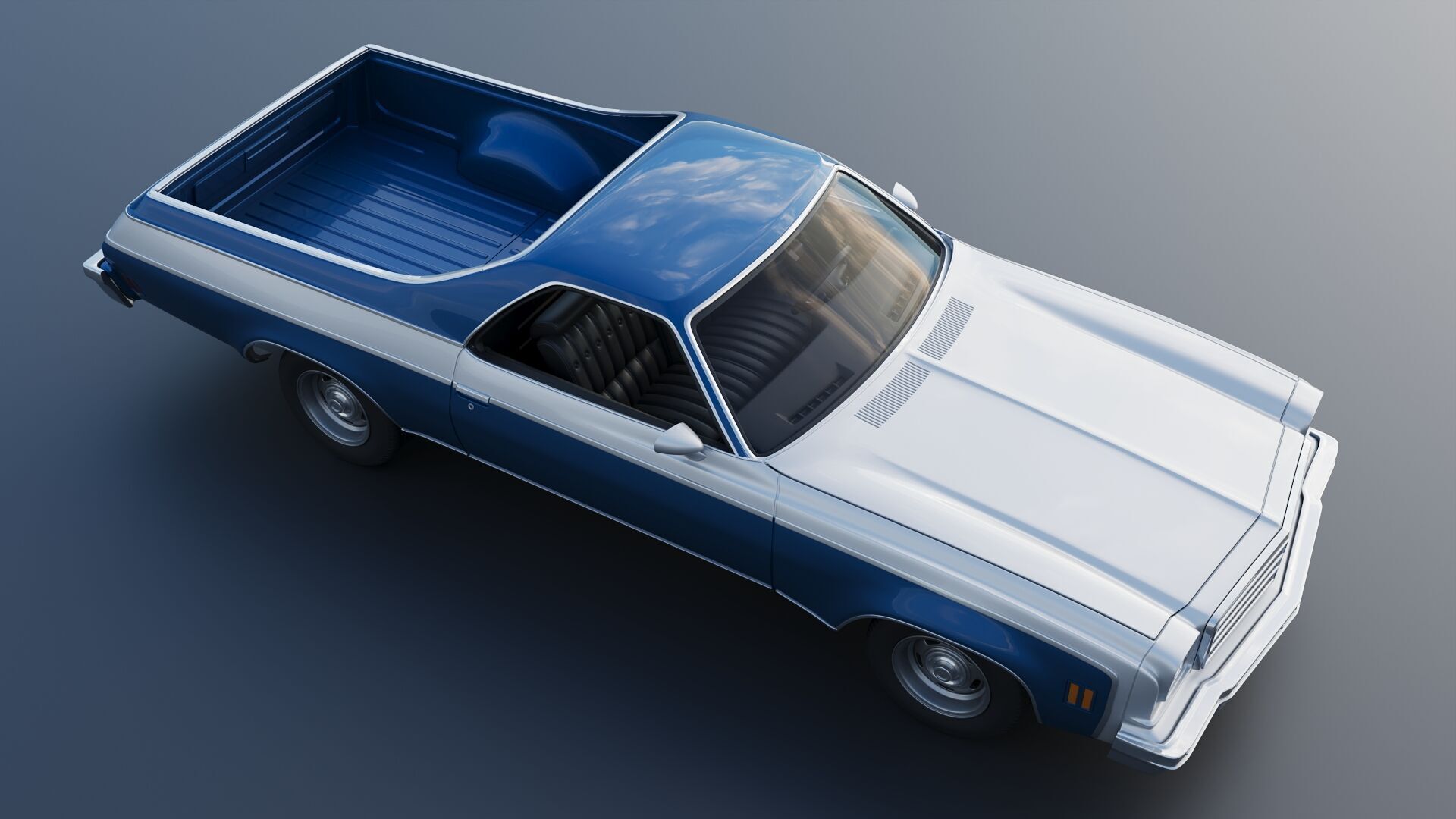 Chevrolet El Camino 1974 3D print model_13