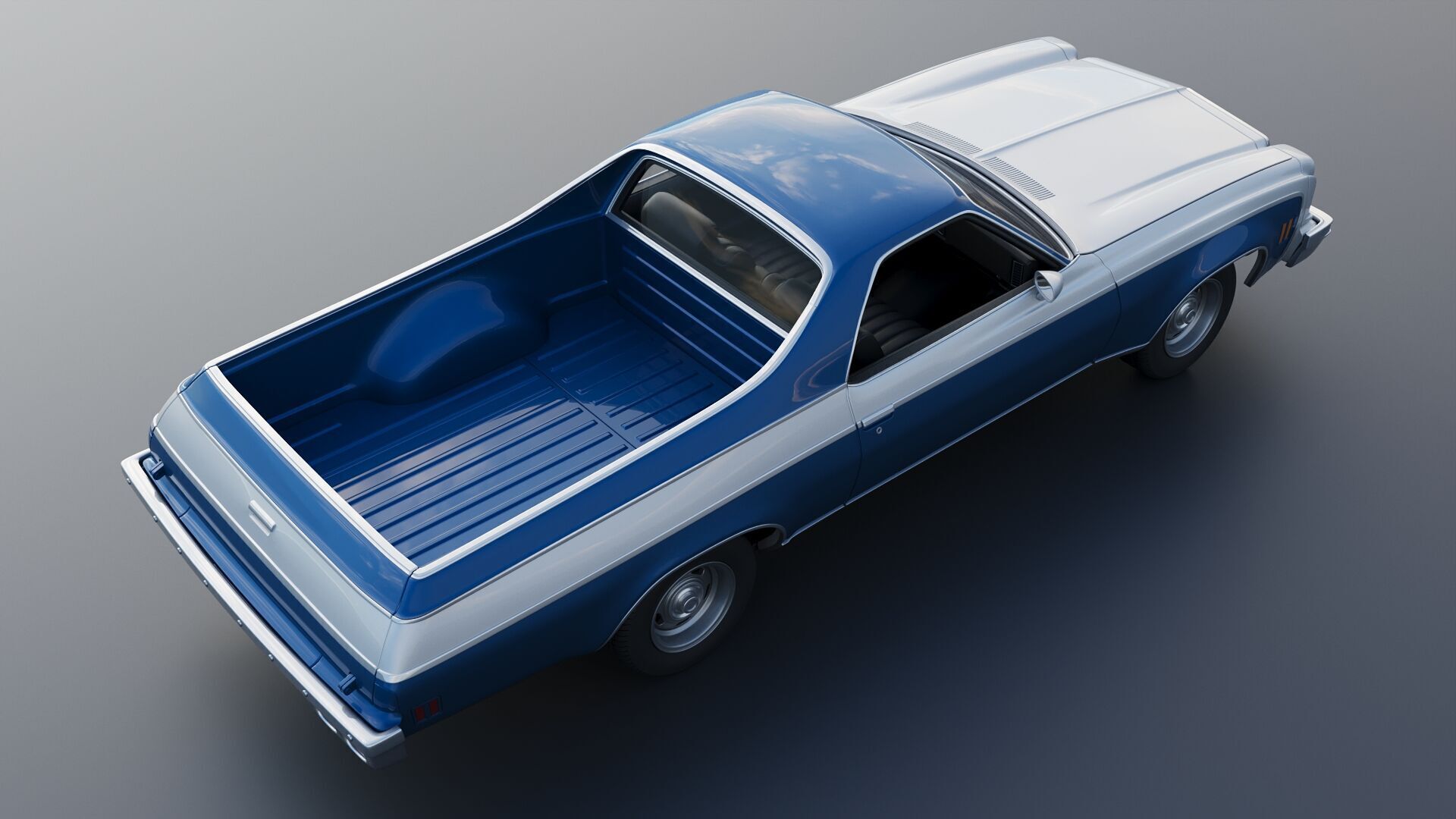 Chevrolet El Camino 1974 3D print model_9