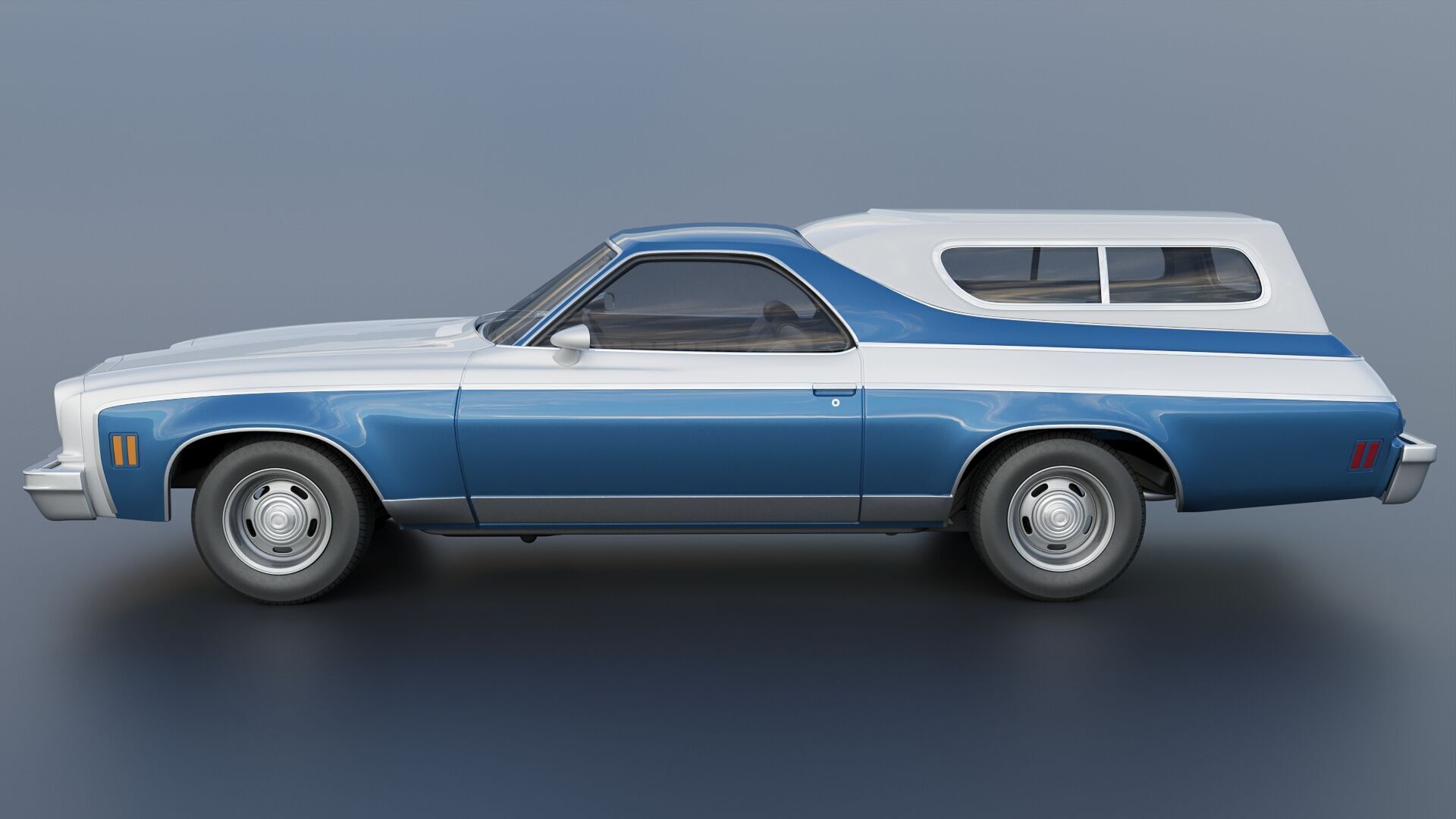 Chevrolet El Camino 1974 3D print model_18