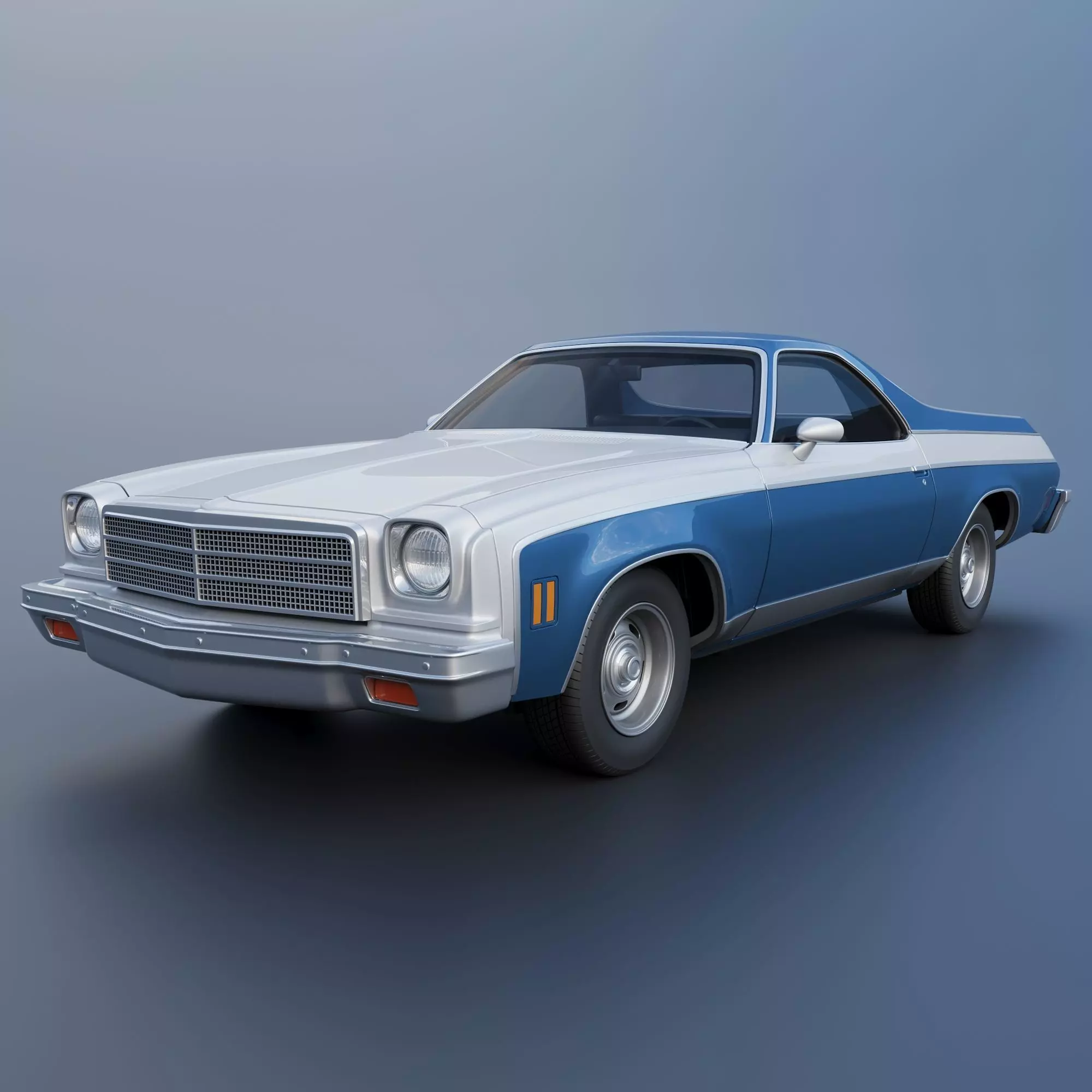 Chevrolet El Camino 1974 3D print model_0