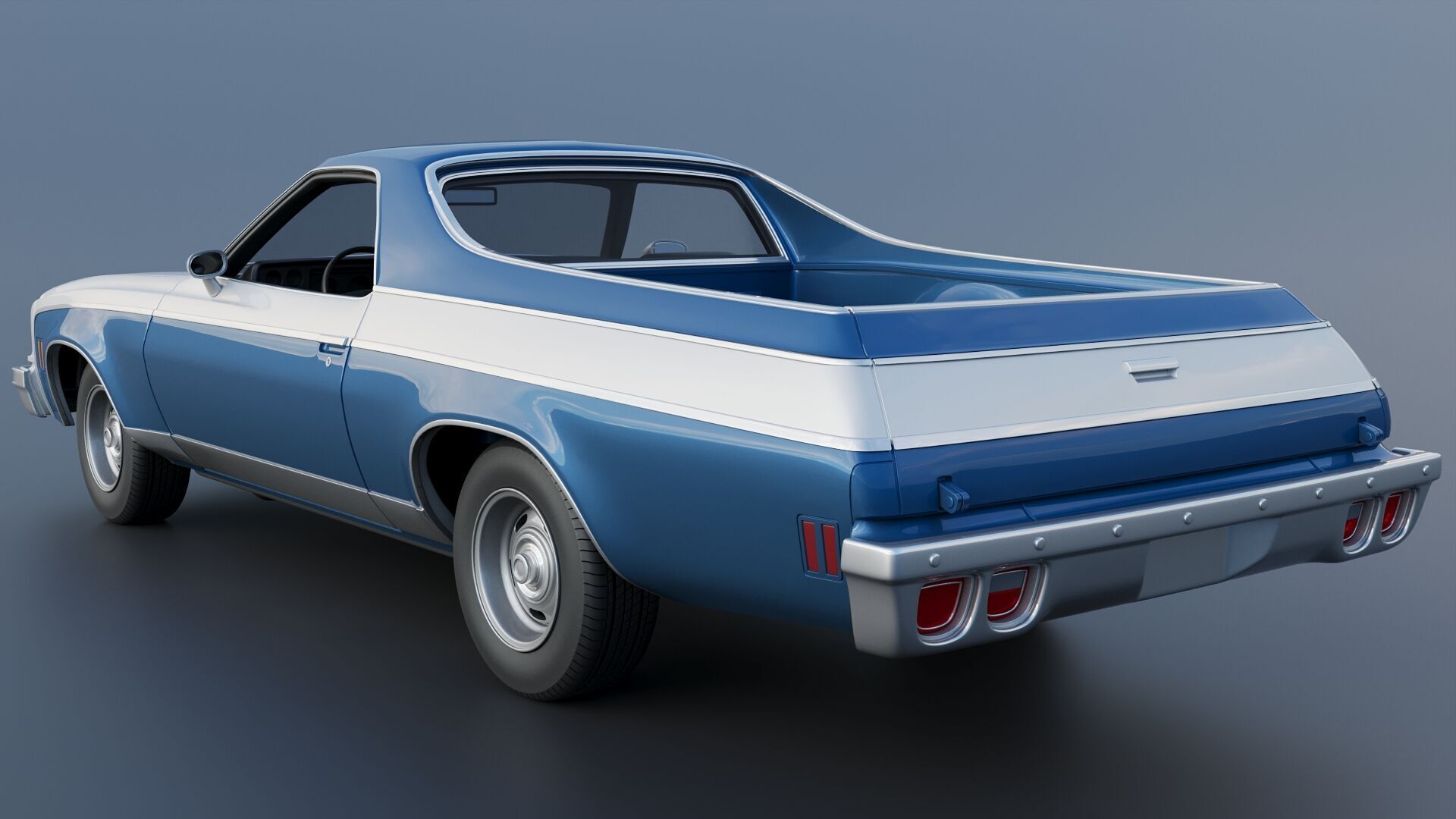 Chevrolet El Camino 1974 3D print model_6