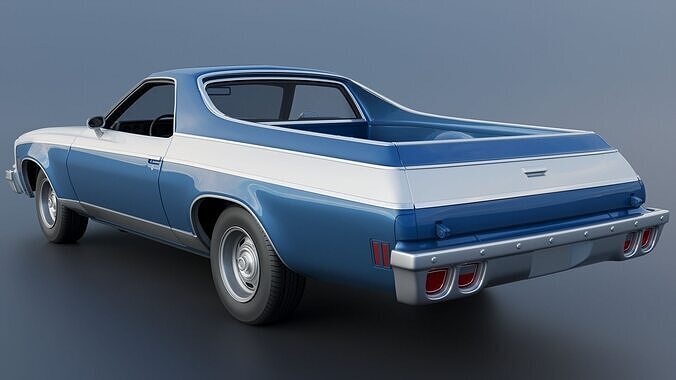 Chevrolet El Camino 1974 3D print model 7
