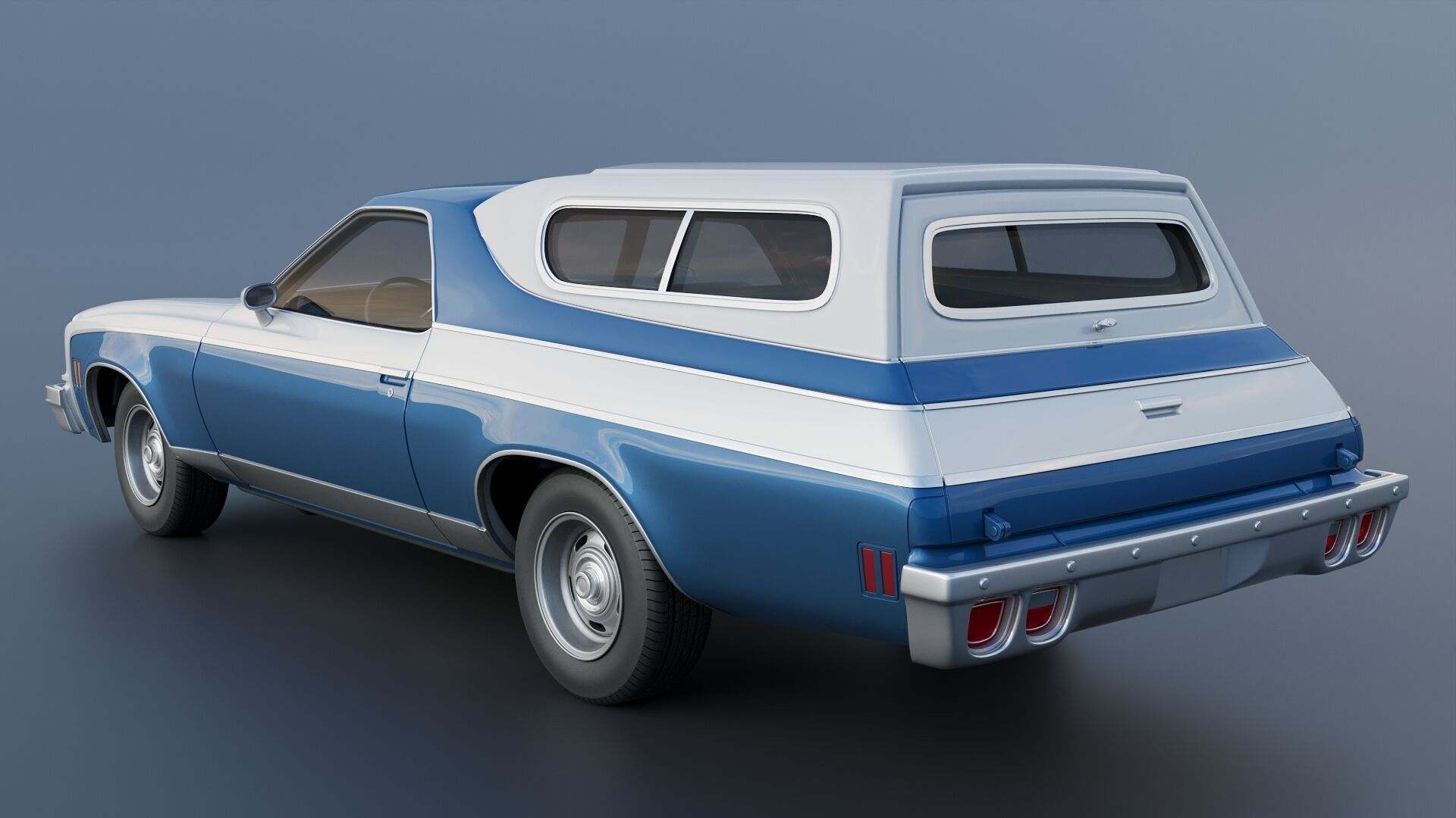 Chevrolet El Camino 1974 3D print model_19