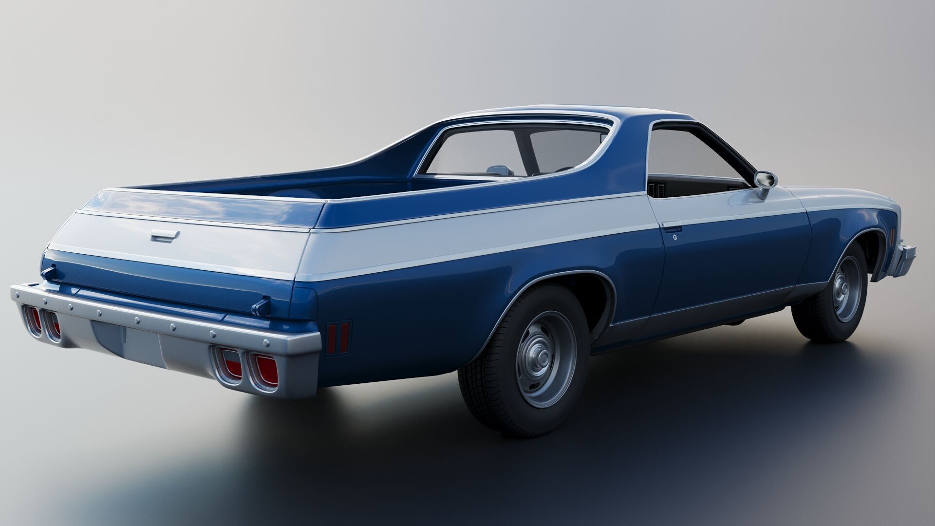 Chevrolet El Camino 1974 3D print model_8