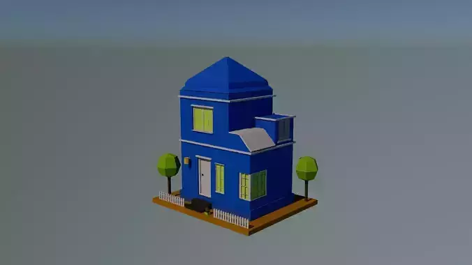 Low poly house 