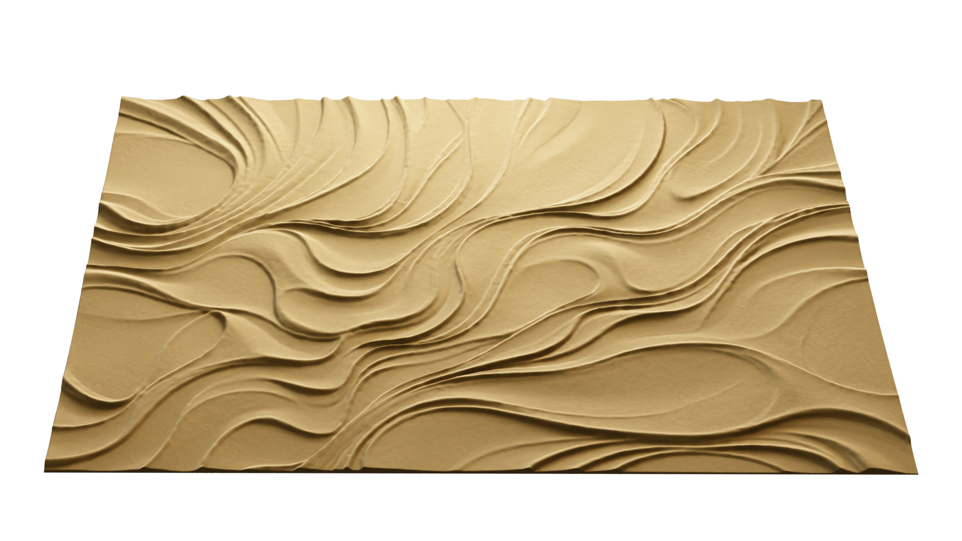 modern panel wall decor set relief stl mural CNC 185 3D model_3