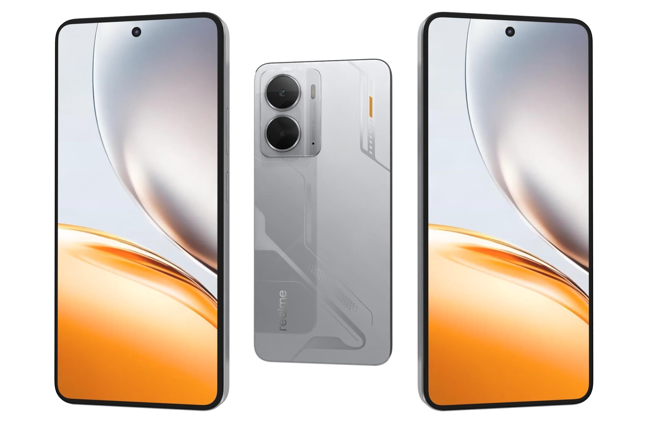 Realme Neo7x Titanium Gray Storm And Silver Wing Mecha 3D model_6