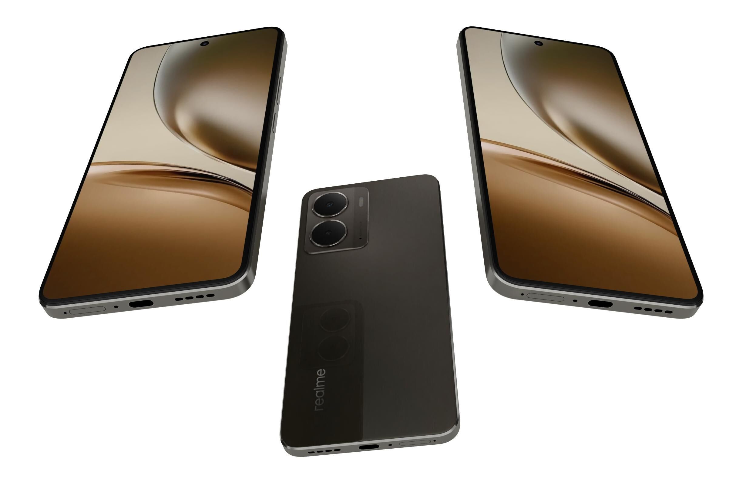 Realme Neo7x Titanium Gray Storm And Silver Wing Mecha 3D model_3