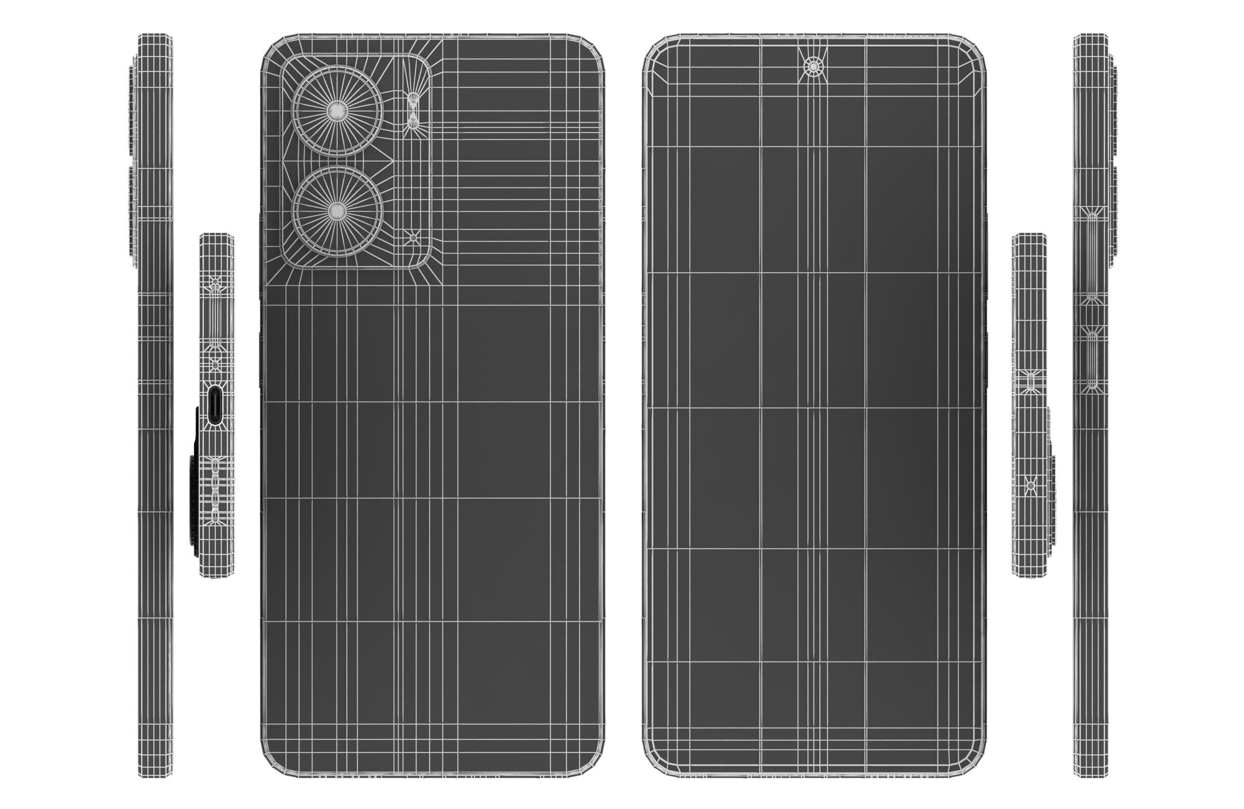 Realme Neo7x Titanium Gray Storm And Silver Wing Mecha 3D model_11