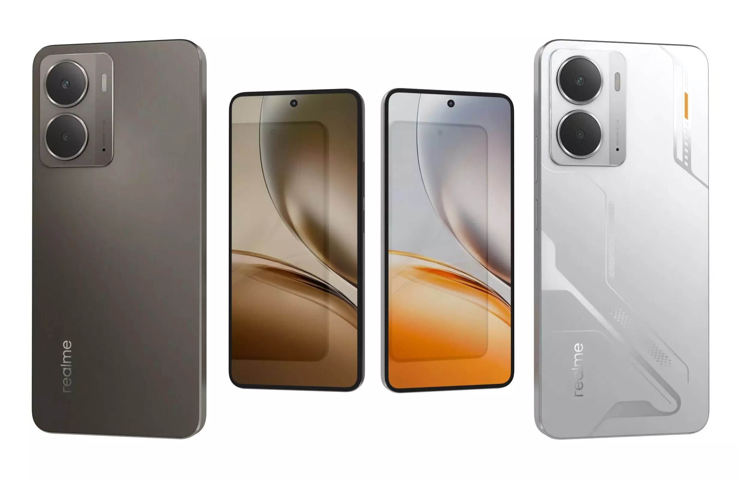 Realme Neo7x Titanium Gray Storm And Silver Wing Mecha 3D model_0