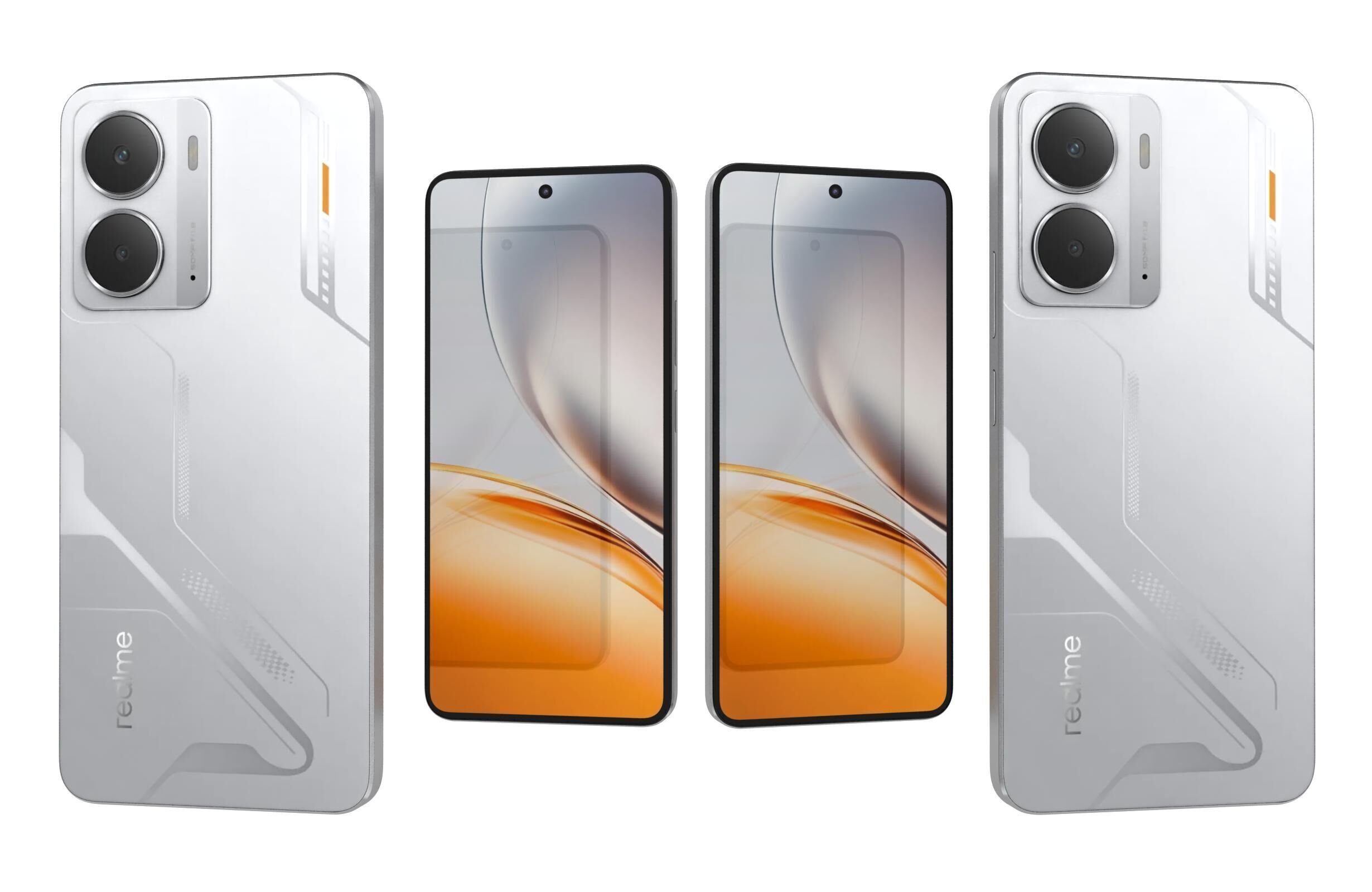 Realme Neo7x Titanium Gray Storm And Silver Wing Mecha 3D model_9