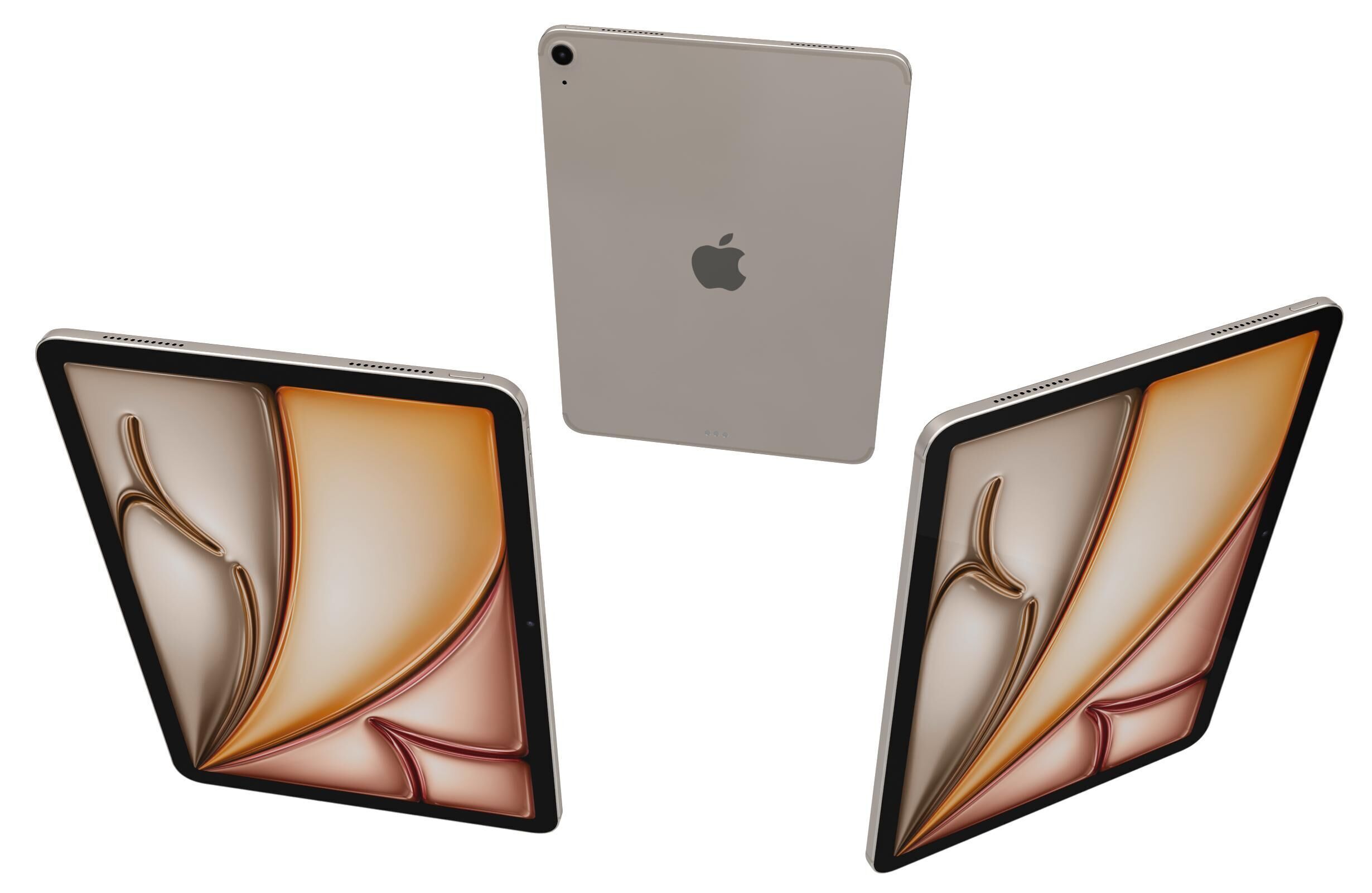 Apple iPad Air 11 2025 All Colors 3D model_3
