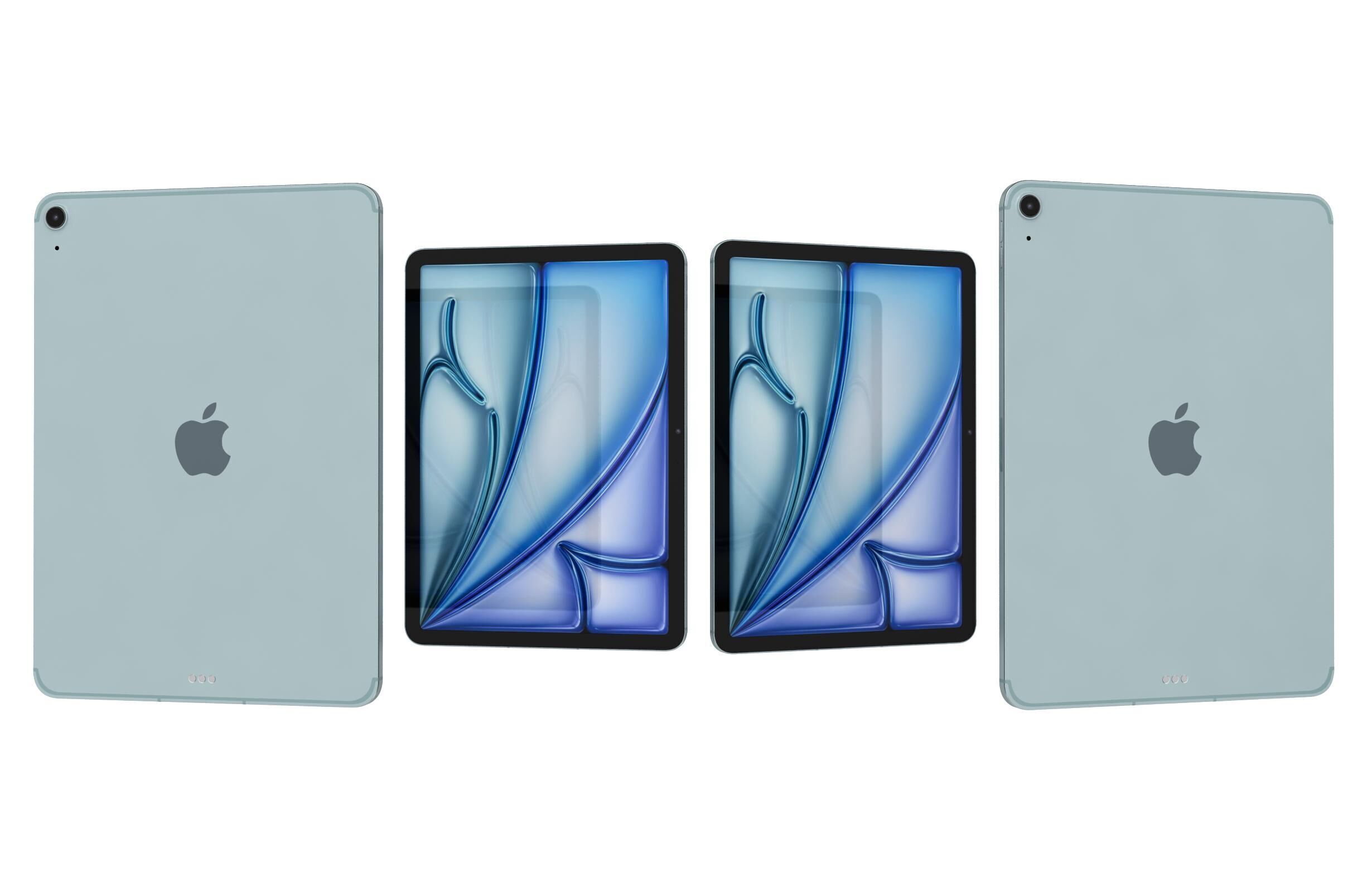 Apple iPad Air 11 2025 All Colors 3D model_14