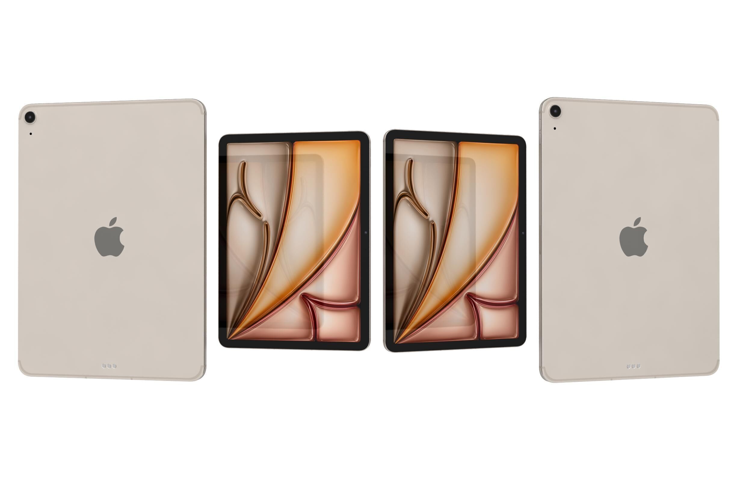 Apple iPad Air 11 2025 All Colors 3D model_4