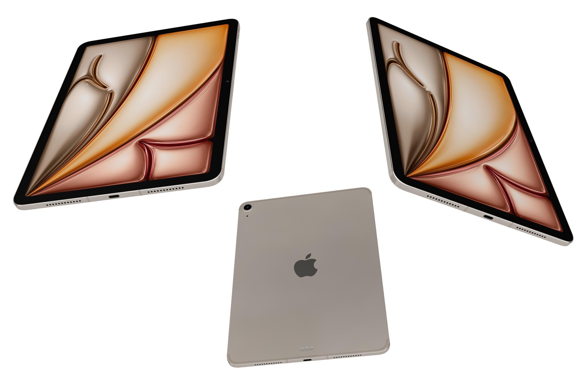 Apple iPad Air 11 2025 All Colors 3D model_2