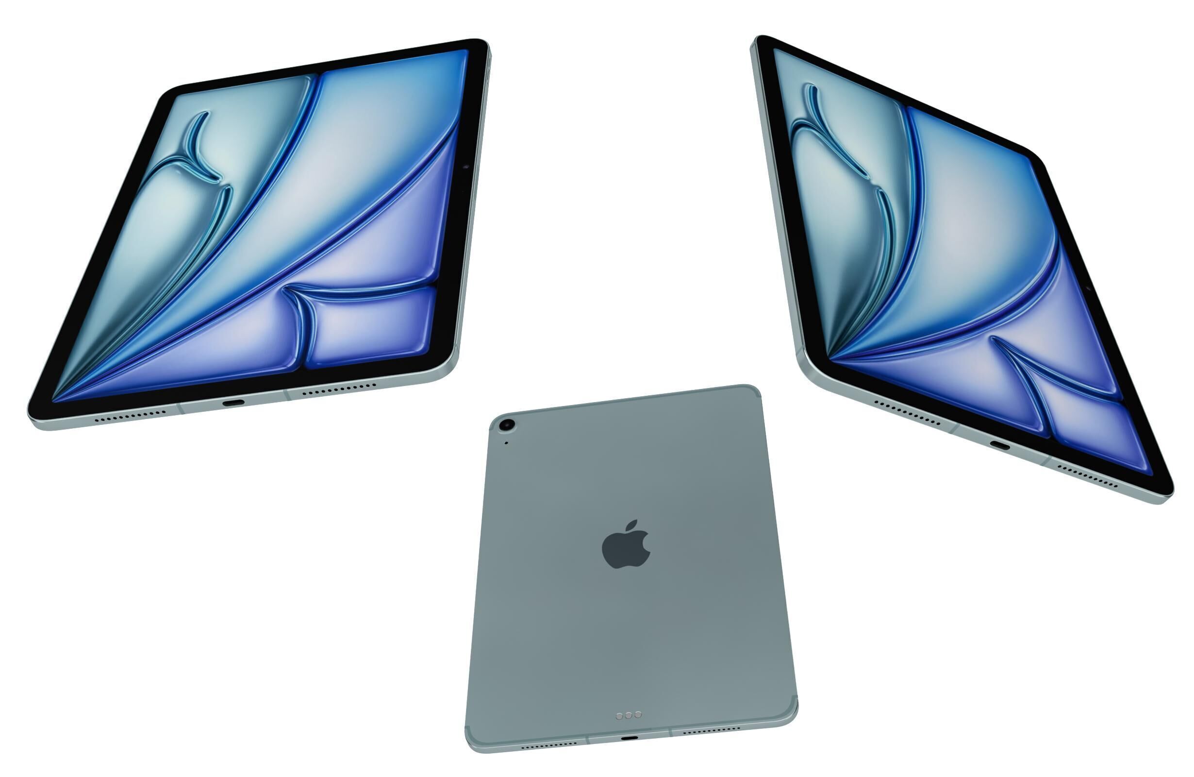 Apple iPad Air 11 2025 All Colors 3D model_12