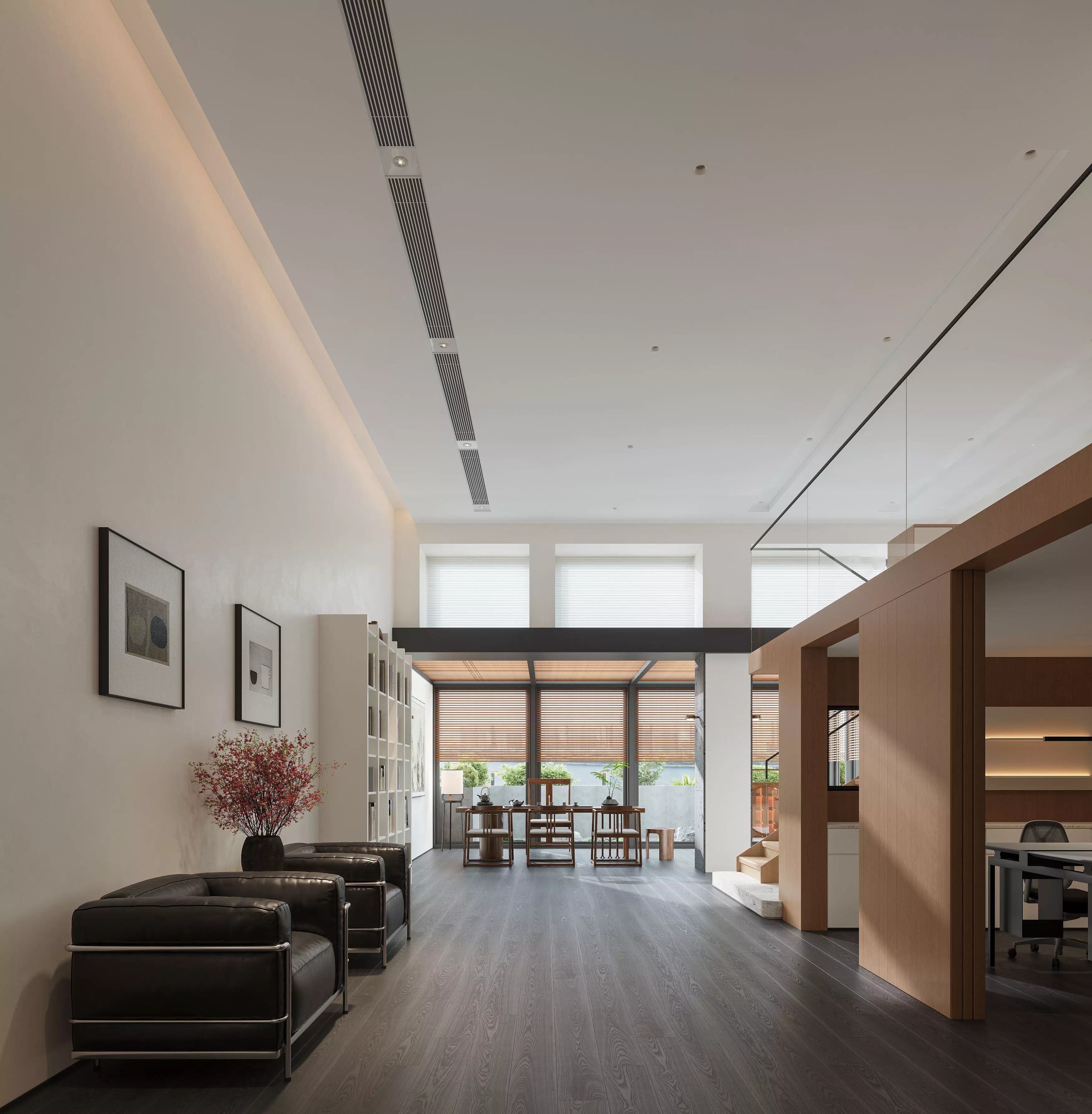 Modern Studio Office Interior Scene 3D model | CGTrader