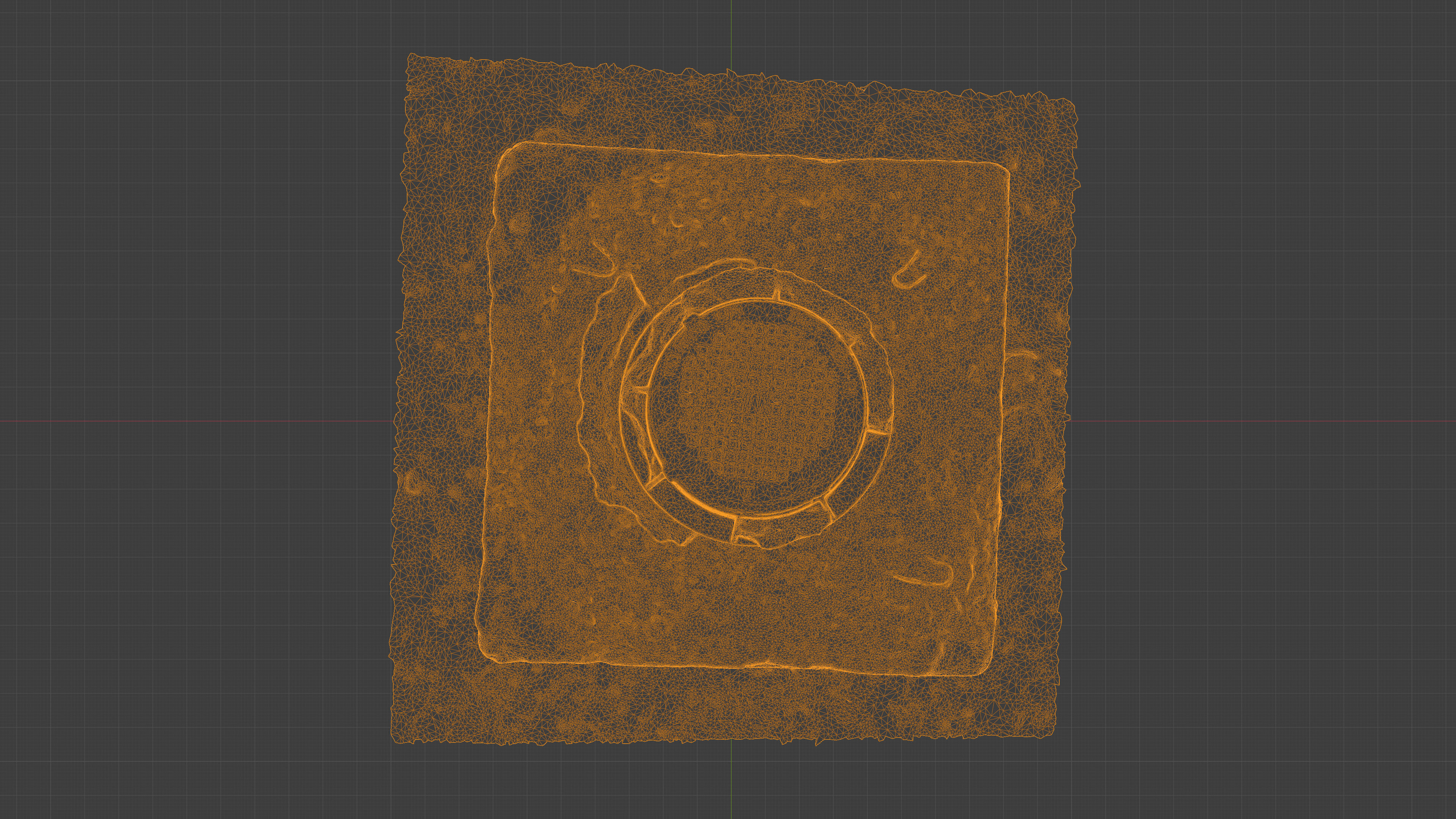 Photorealistic 3D scan of manhole Hatch cover Sewer Manhole Low-poly 3D model_31