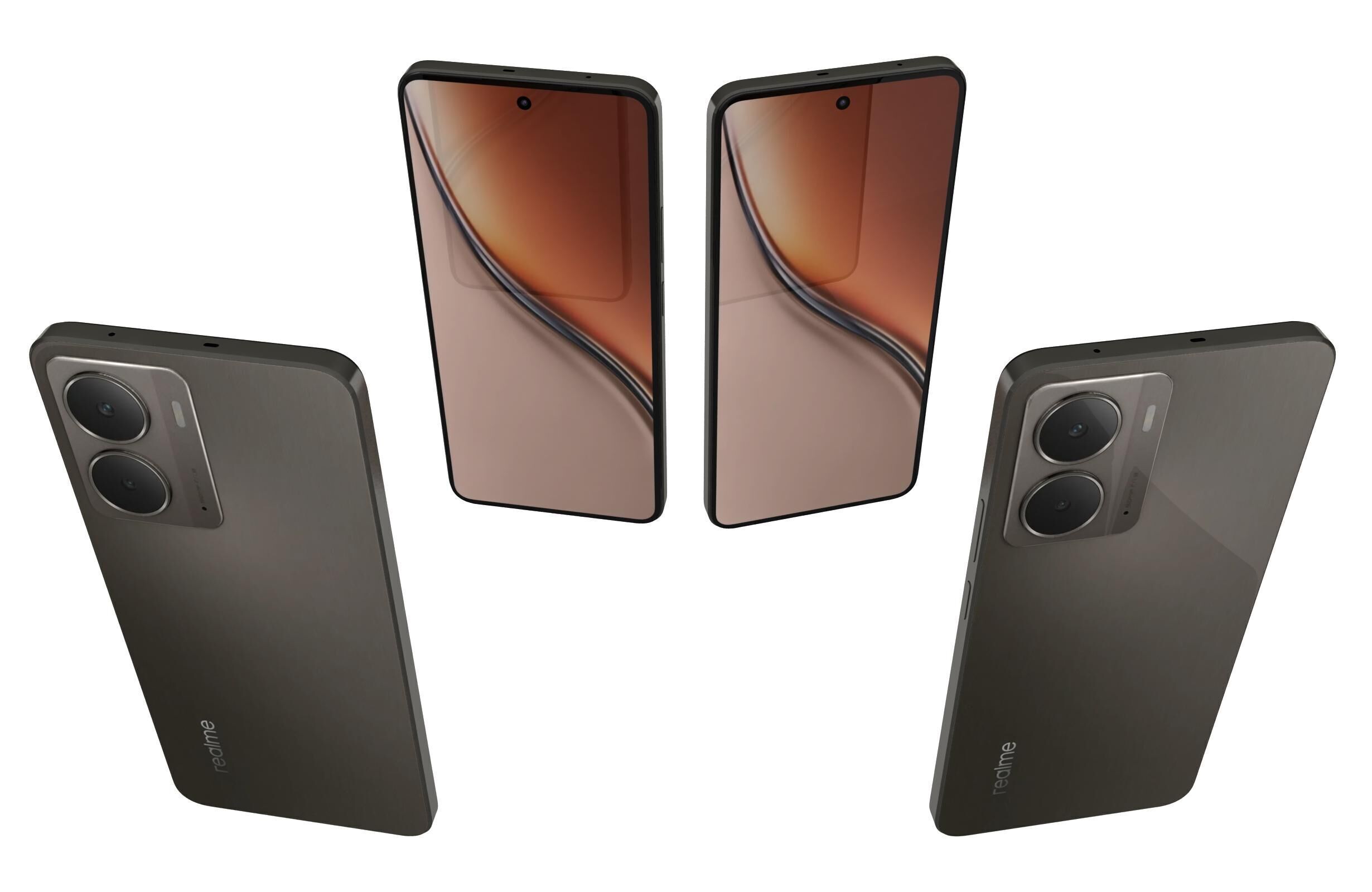 Realme P3 5G Comet Grey 3D model_6