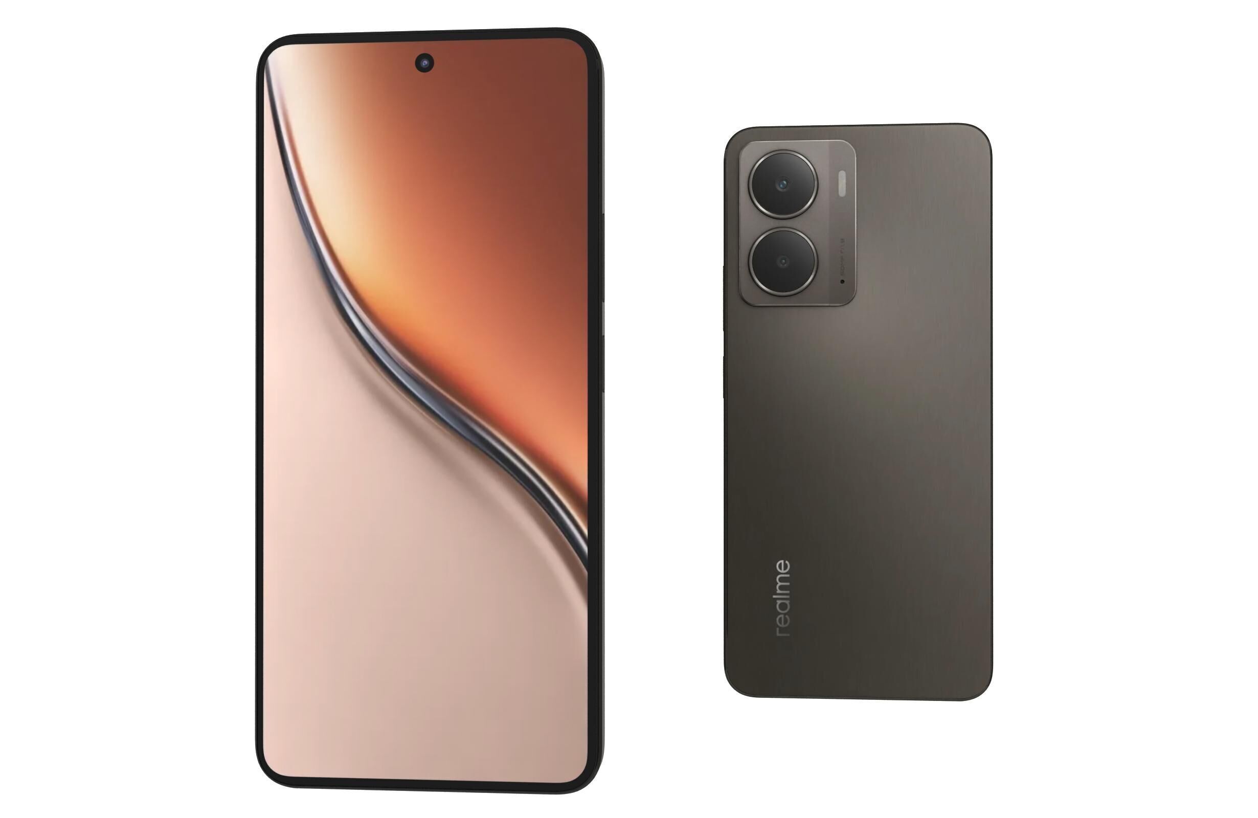 Realme P3 5G Comet Grey 3D model_7