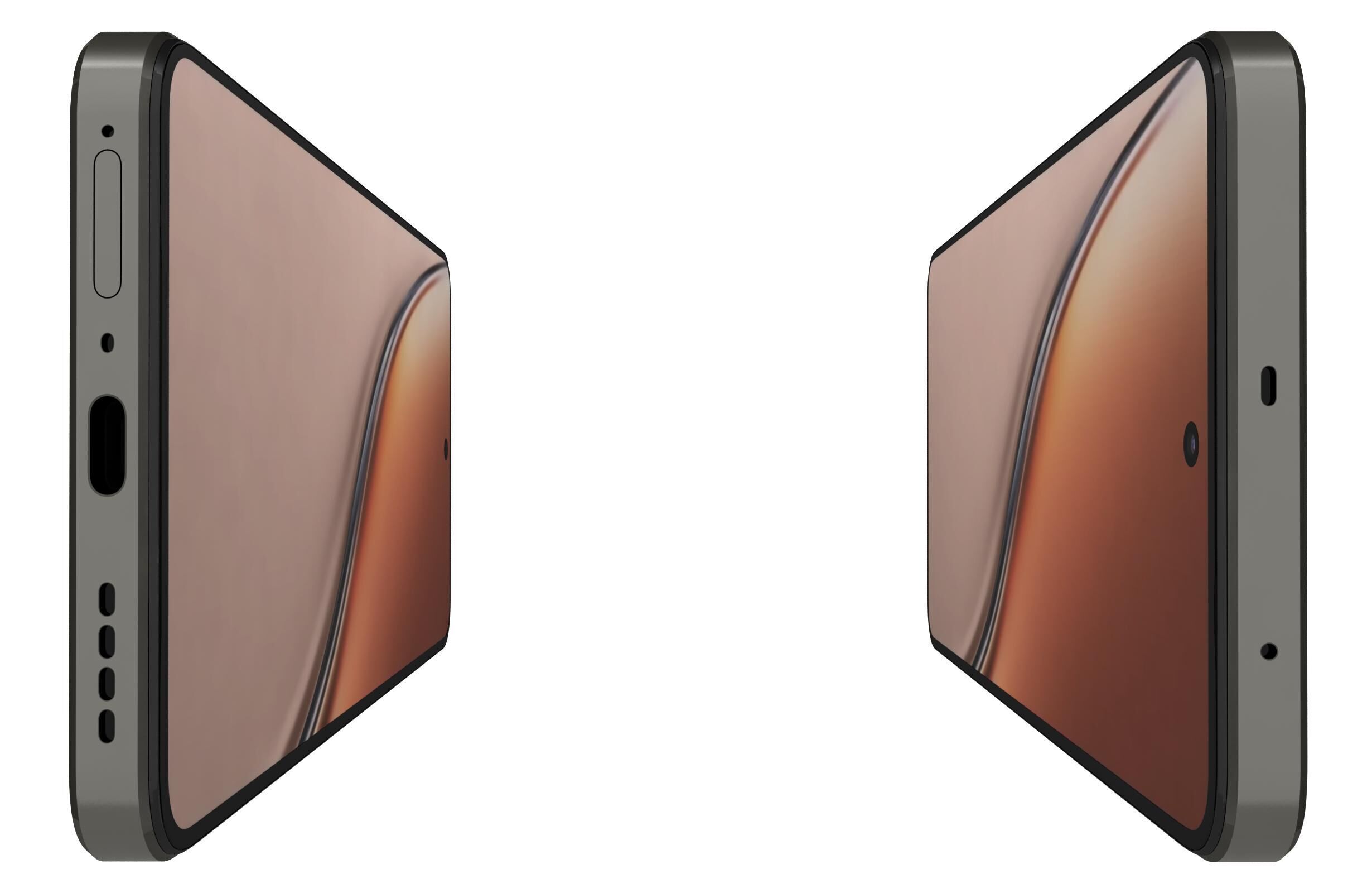 Realme P3 5G Comet Grey 3D model_8