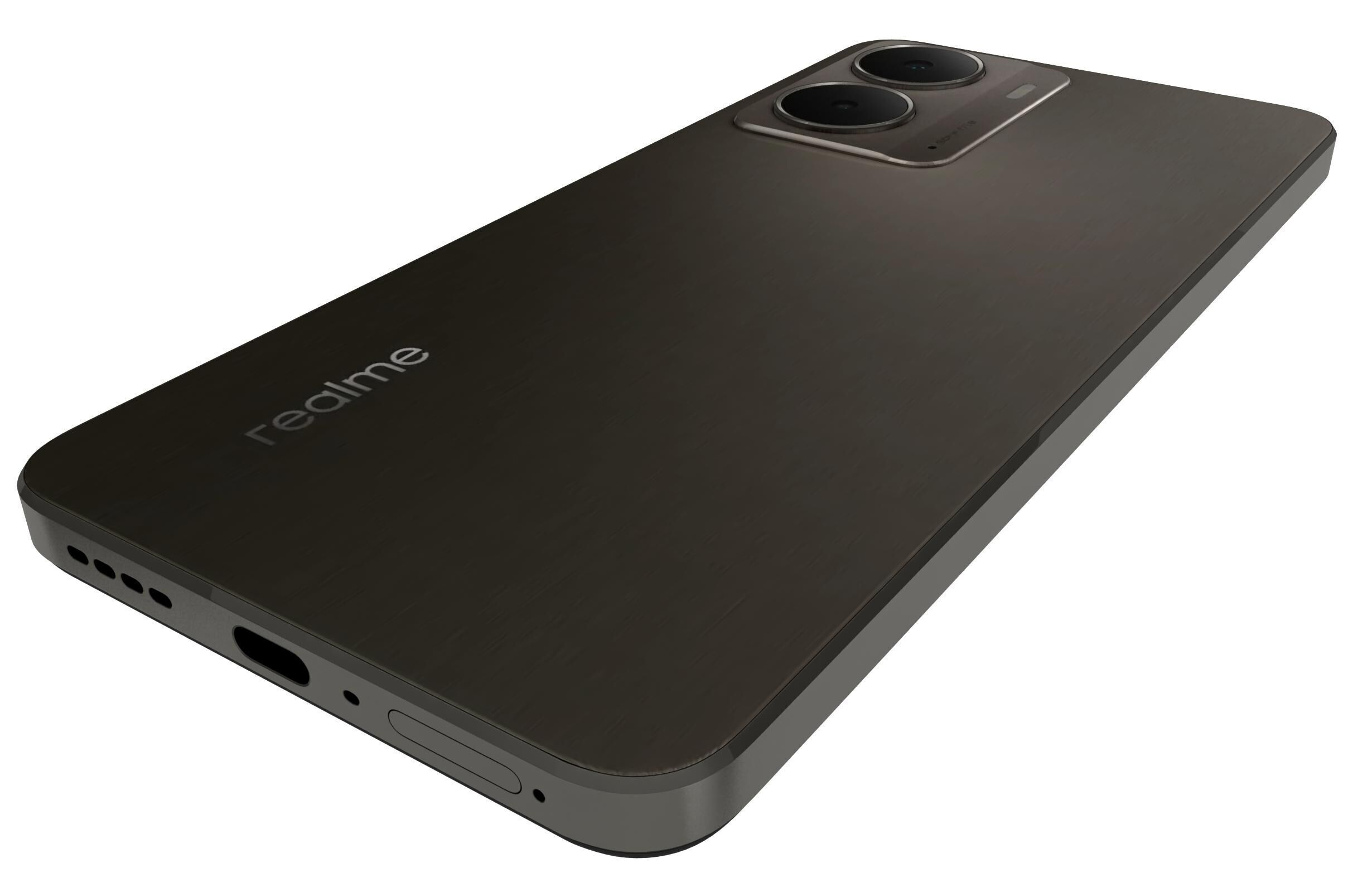 Realme P3 5G Comet Grey 3D model_12