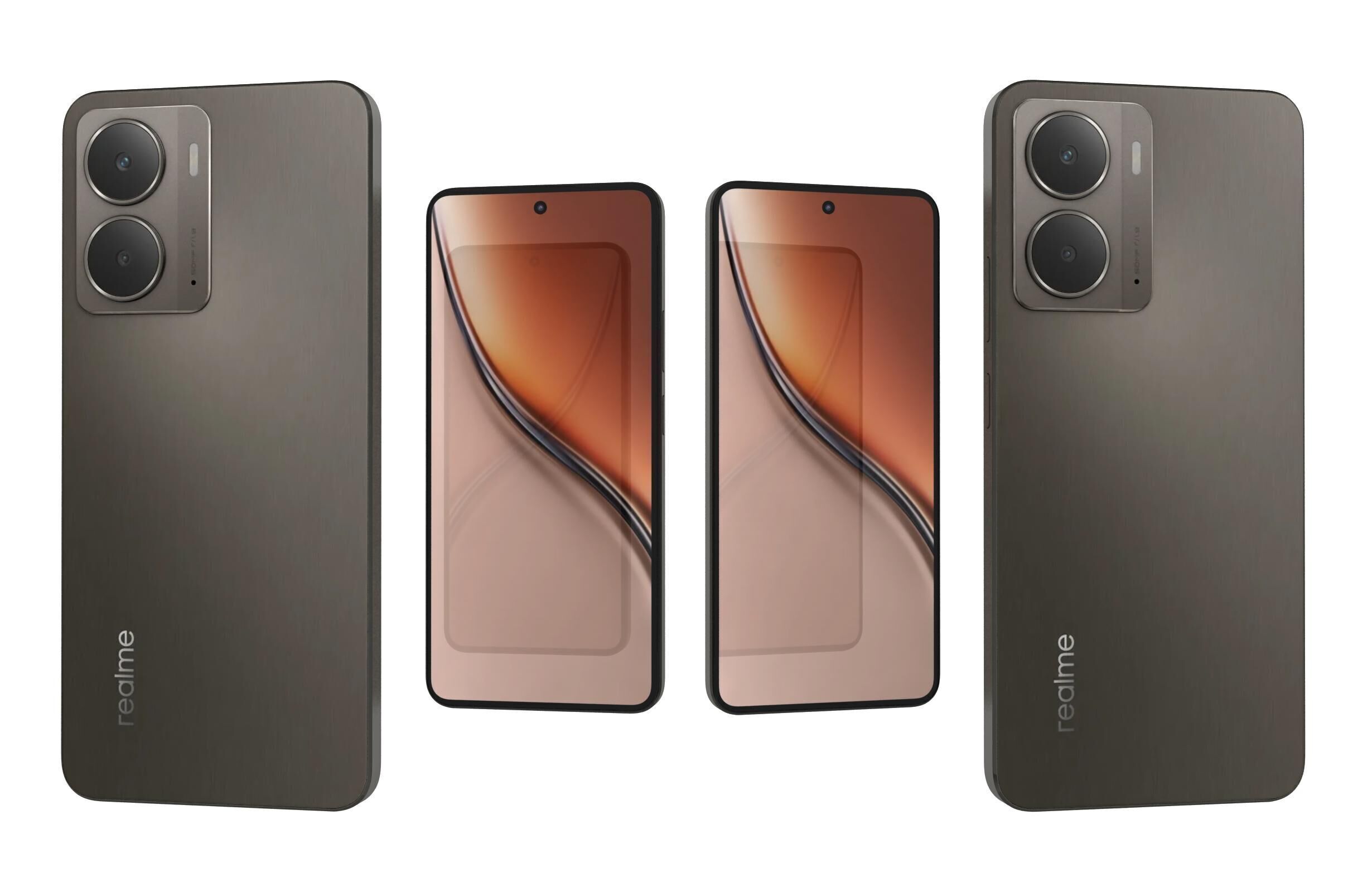 Realme P3 5G Comet Grey 3D model_2