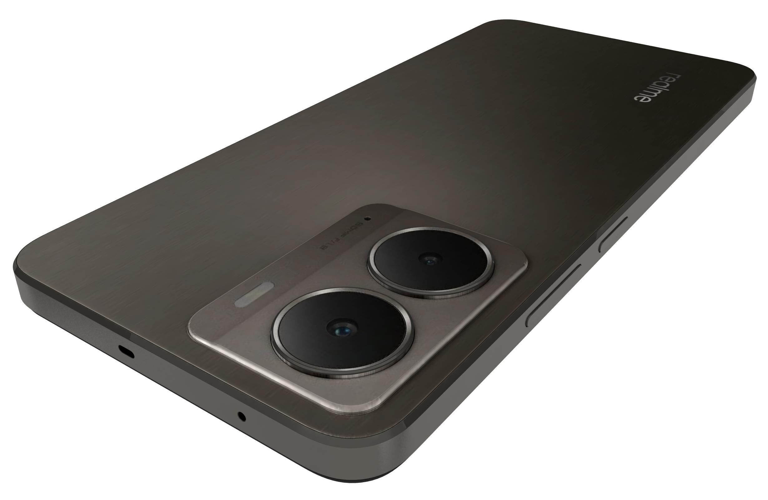 Realme P3 5G Comet Grey 3D model_14
