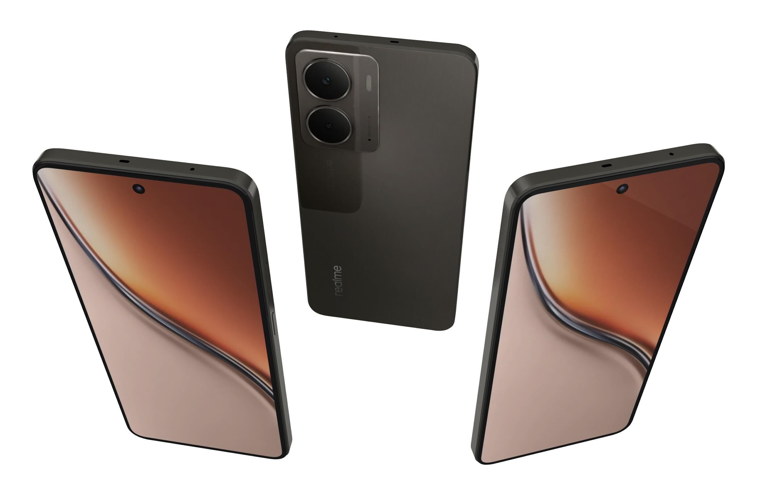 Realme P3 5G Comet Grey 3D model_1