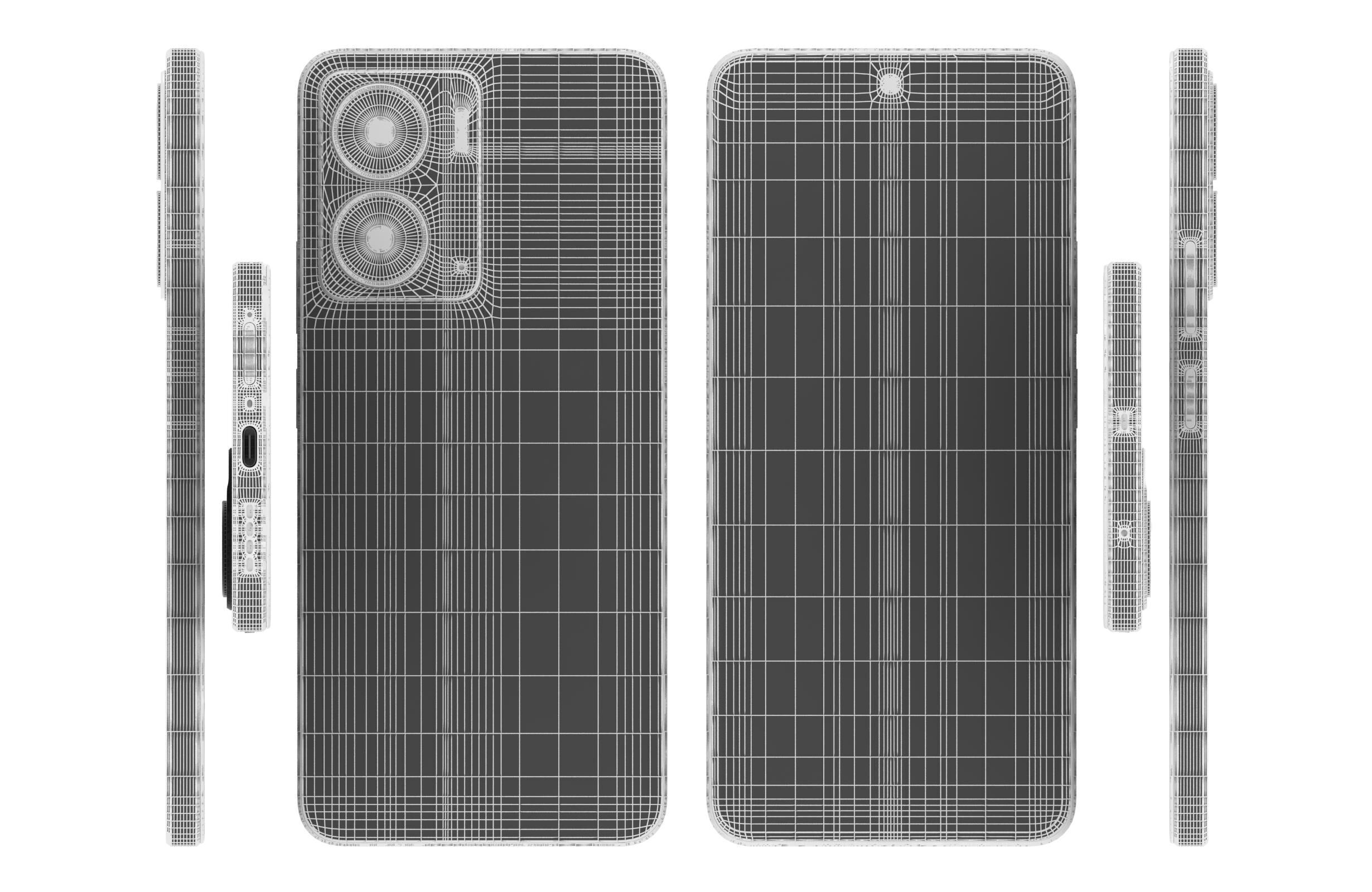 Realme P3 5G Space Silver 3D model_17