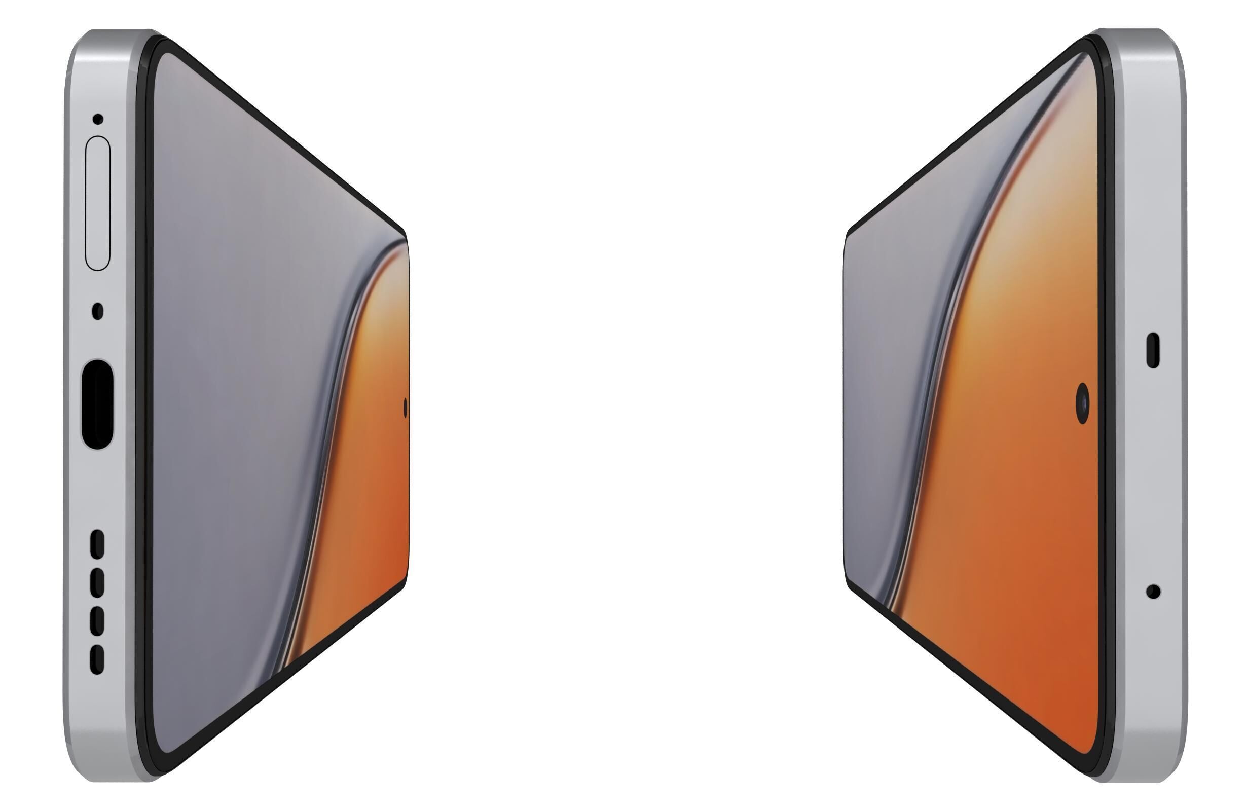 Realme P3 5G Space Silver 3D model_13