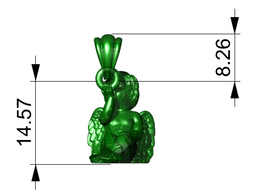 Vintage Cherub Baby Angel Heaven Wings Necklace Jewelry 3D print model_22