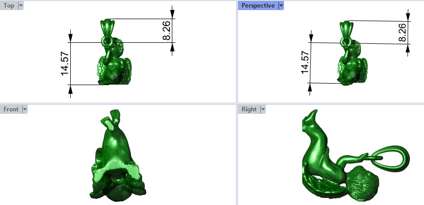 Vintage Cherub Baby Angel Heaven Wings Necklace Jewelry 3D print model_23