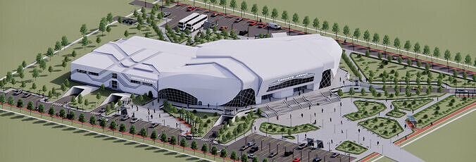 Esports Arena Revit Architecture Model  3D model