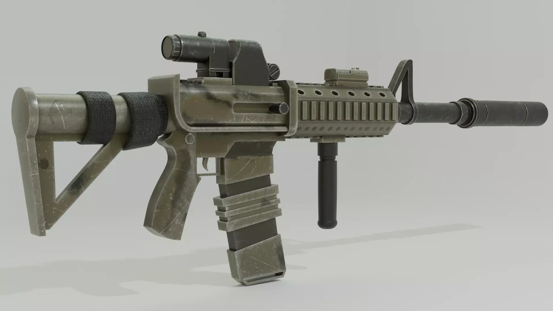 Rifle Pistola 3D model