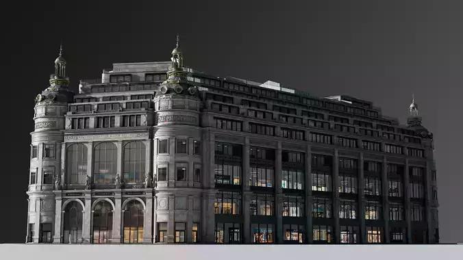 Grand Arcade Printemps Shopping center 3D model