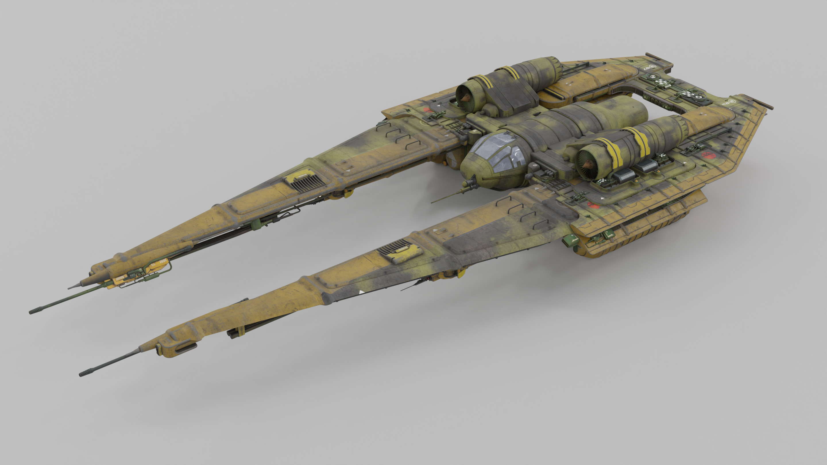U-Wing Vehicle 3D model_8