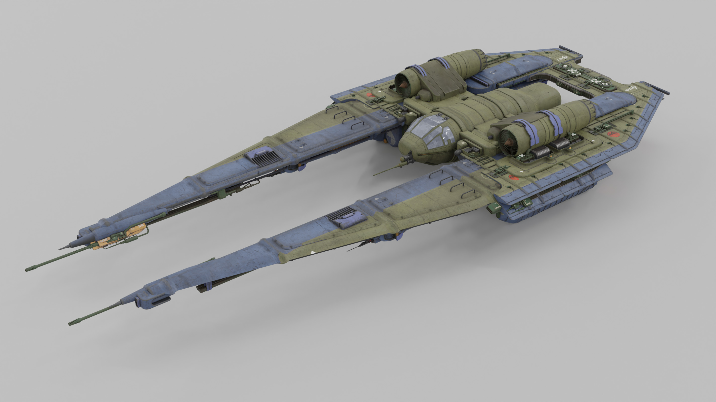 U-Wing Vehicle 3D model_6