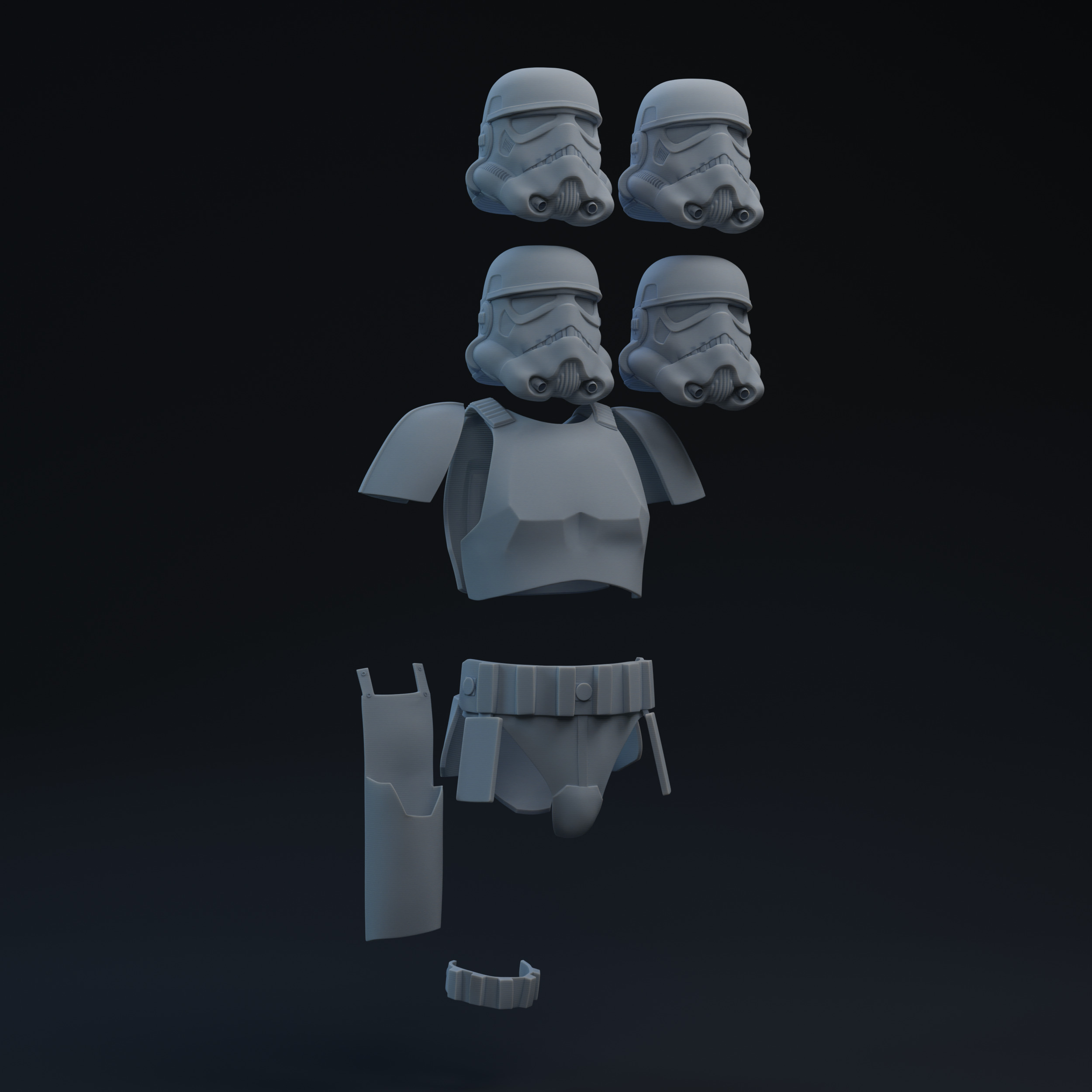 ANH TK Kit Updated One-Twelfth Scale Printable Kit 3D print model_1