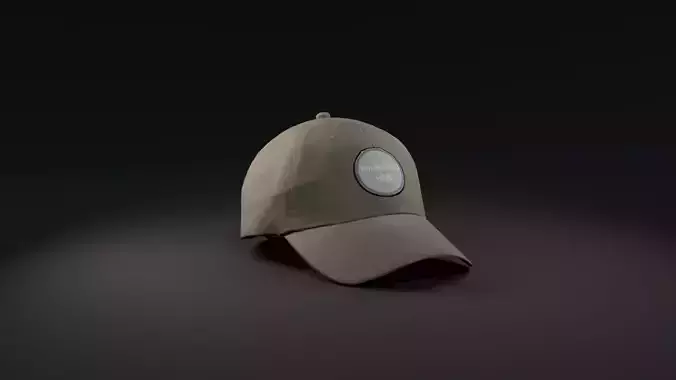 Mockup Green baseball cap 