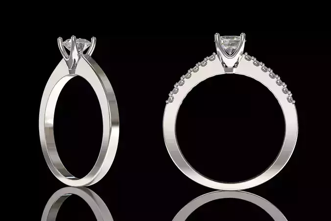 As Tiffany rings diamond