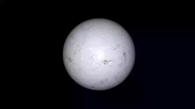 Frozen Earth Like Planet