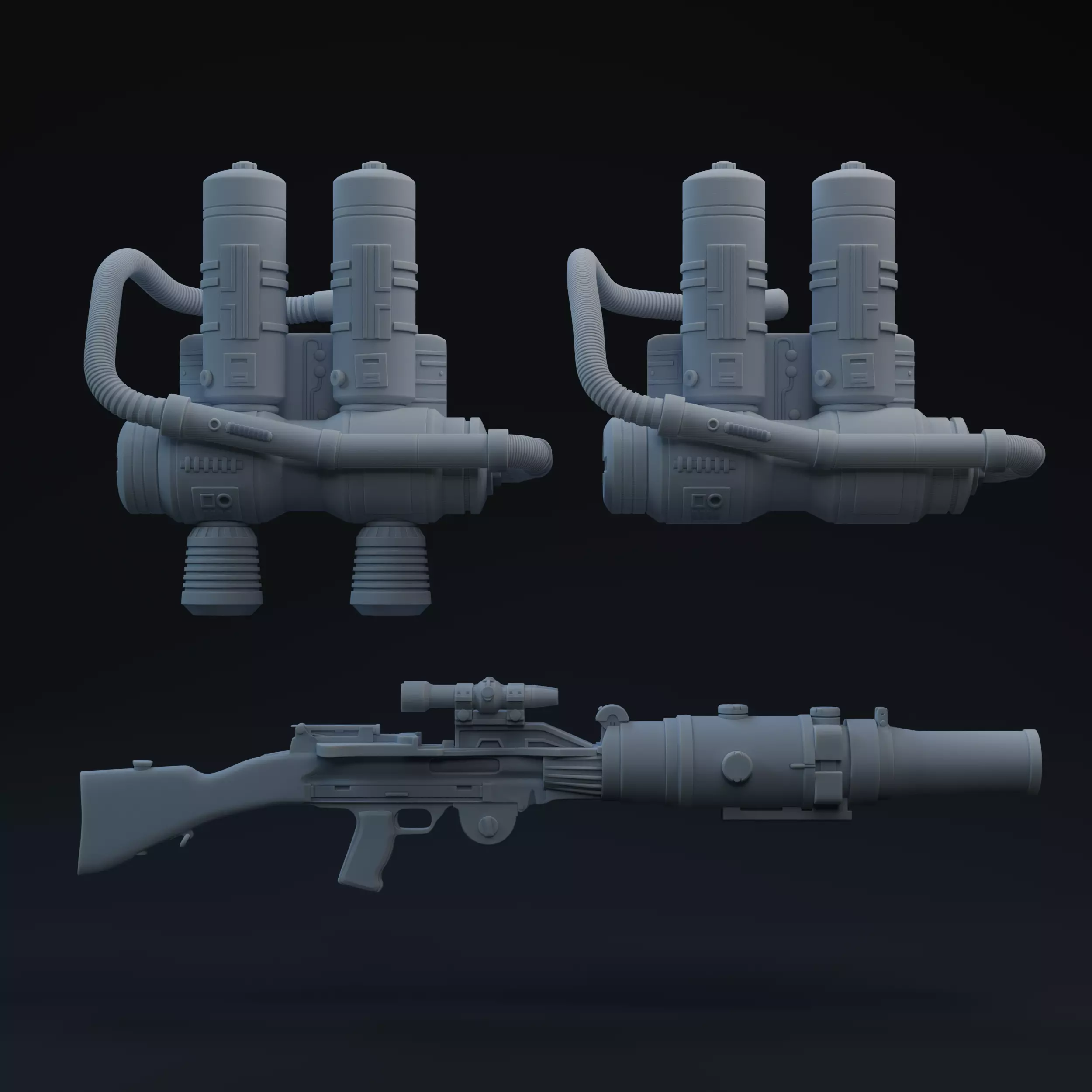 ANH Space Trooper One-Twelfth Scale Printable Kit 3D print model_0