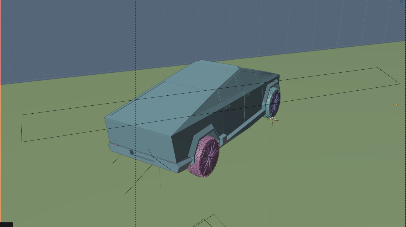 tesla cybertruck 3d model 3D model_3