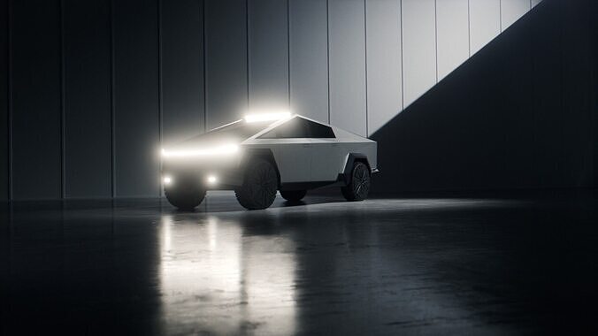 tesla cybertruck 3d model 3D model