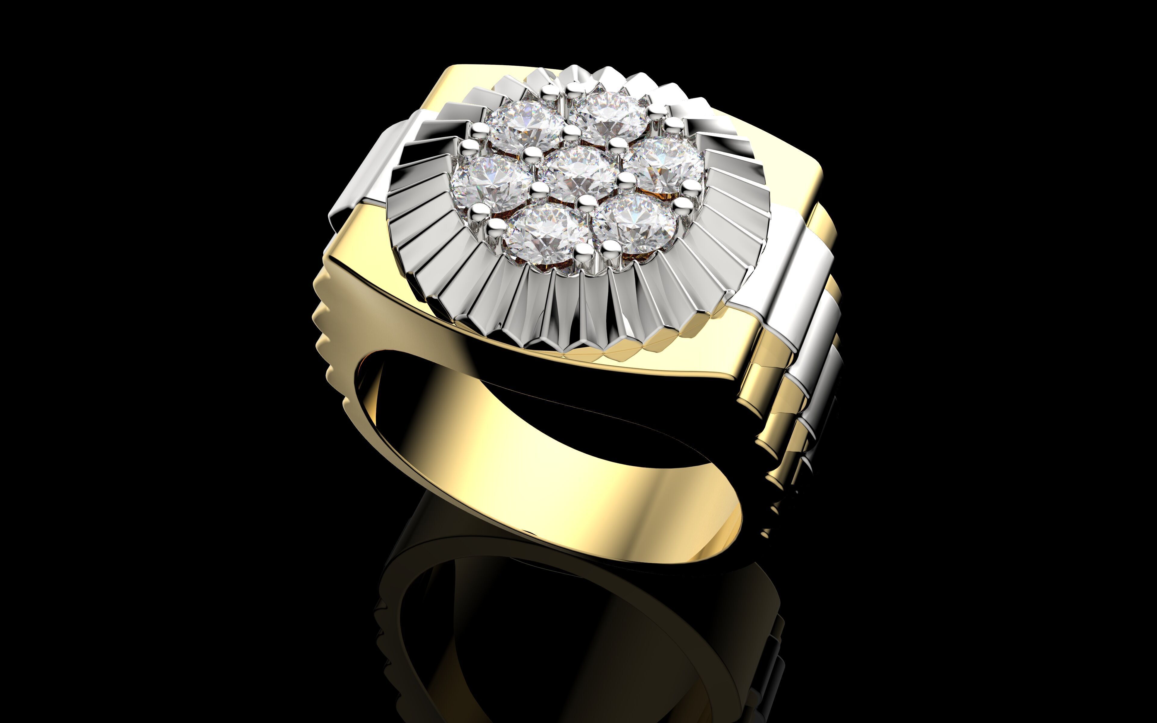 Gold N1346 3D print model_3