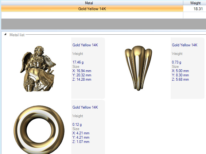 Cute Angel with flowers 3D print model_32