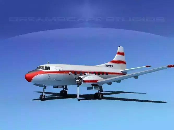 Martin 202 Aerojet General 3D model