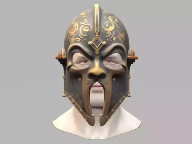 Medieval Knight Helmet